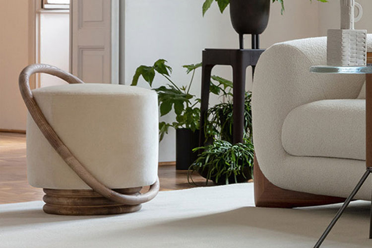 ottomans + stools