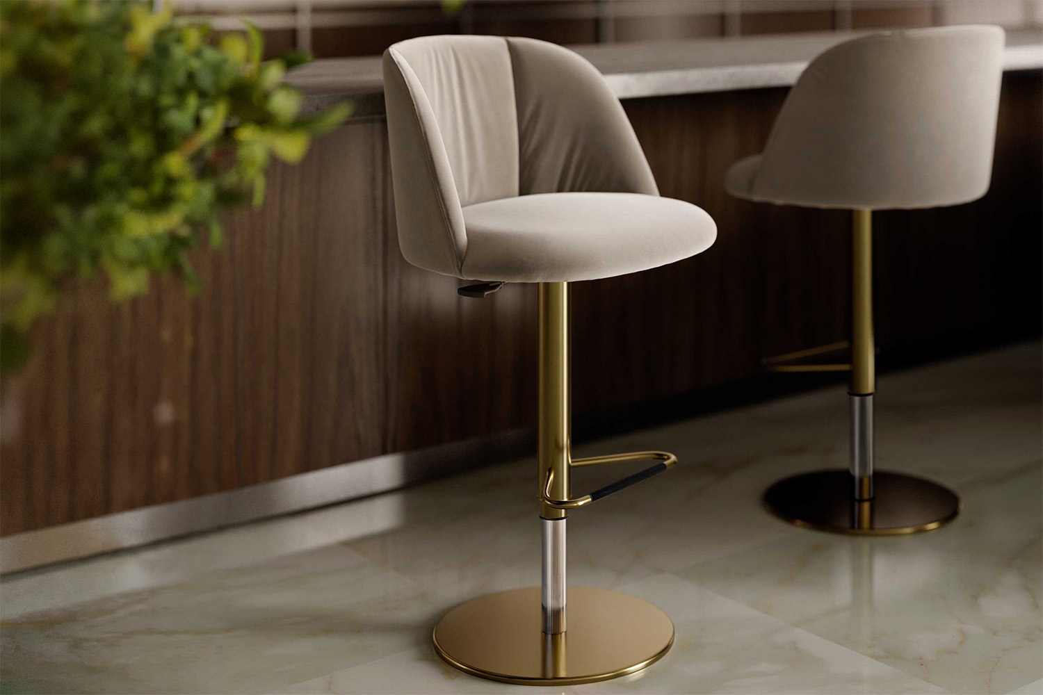 Agatha Adjustable Bar Stool