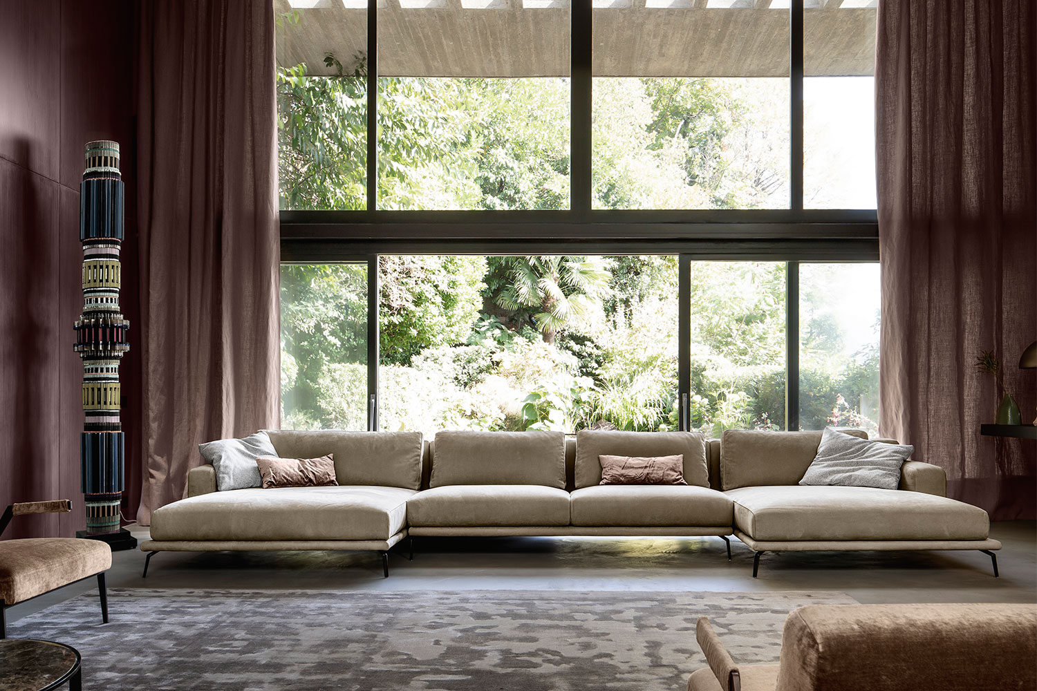 Bovisa U-Shape Sectional Sofa