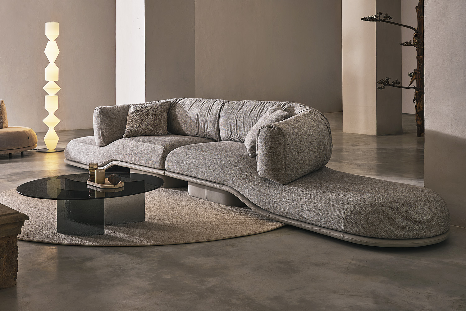 Break Dual Height Sectional Sofa
