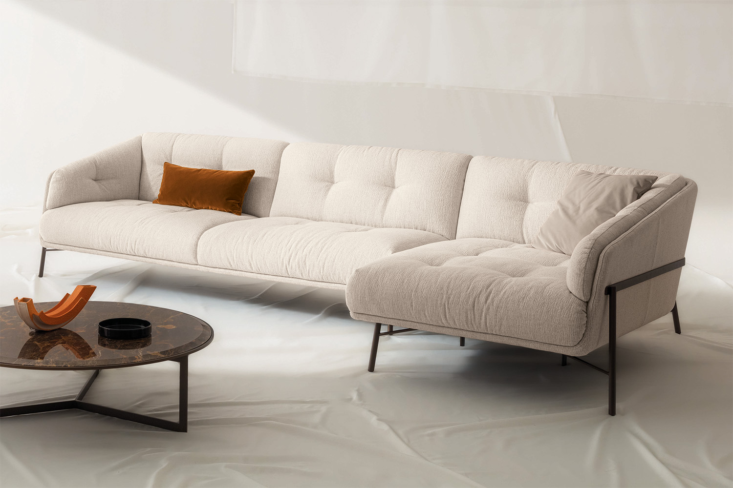 Charme Sectional Sofa with Chaise