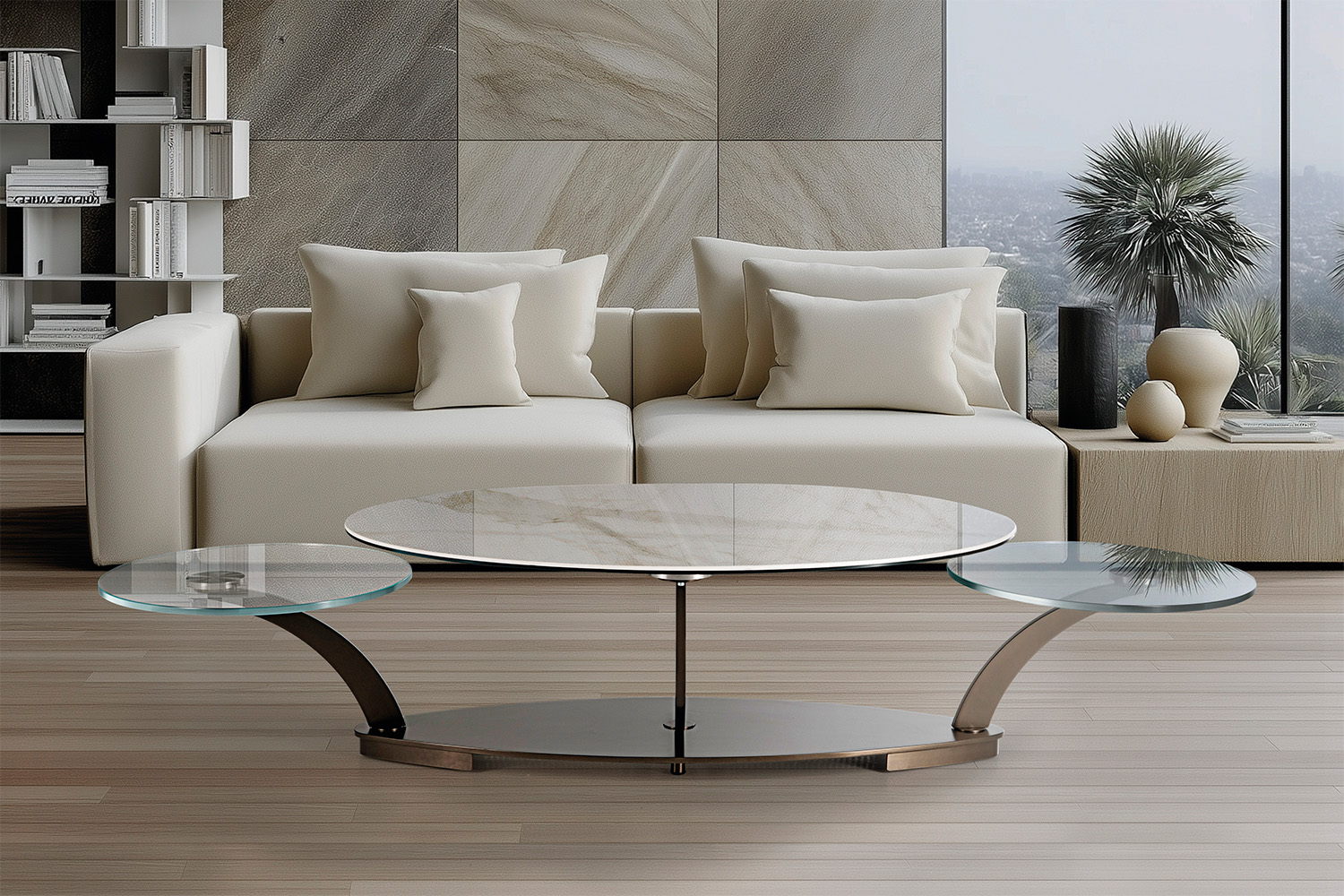 Cocoon Oval Coffee Table