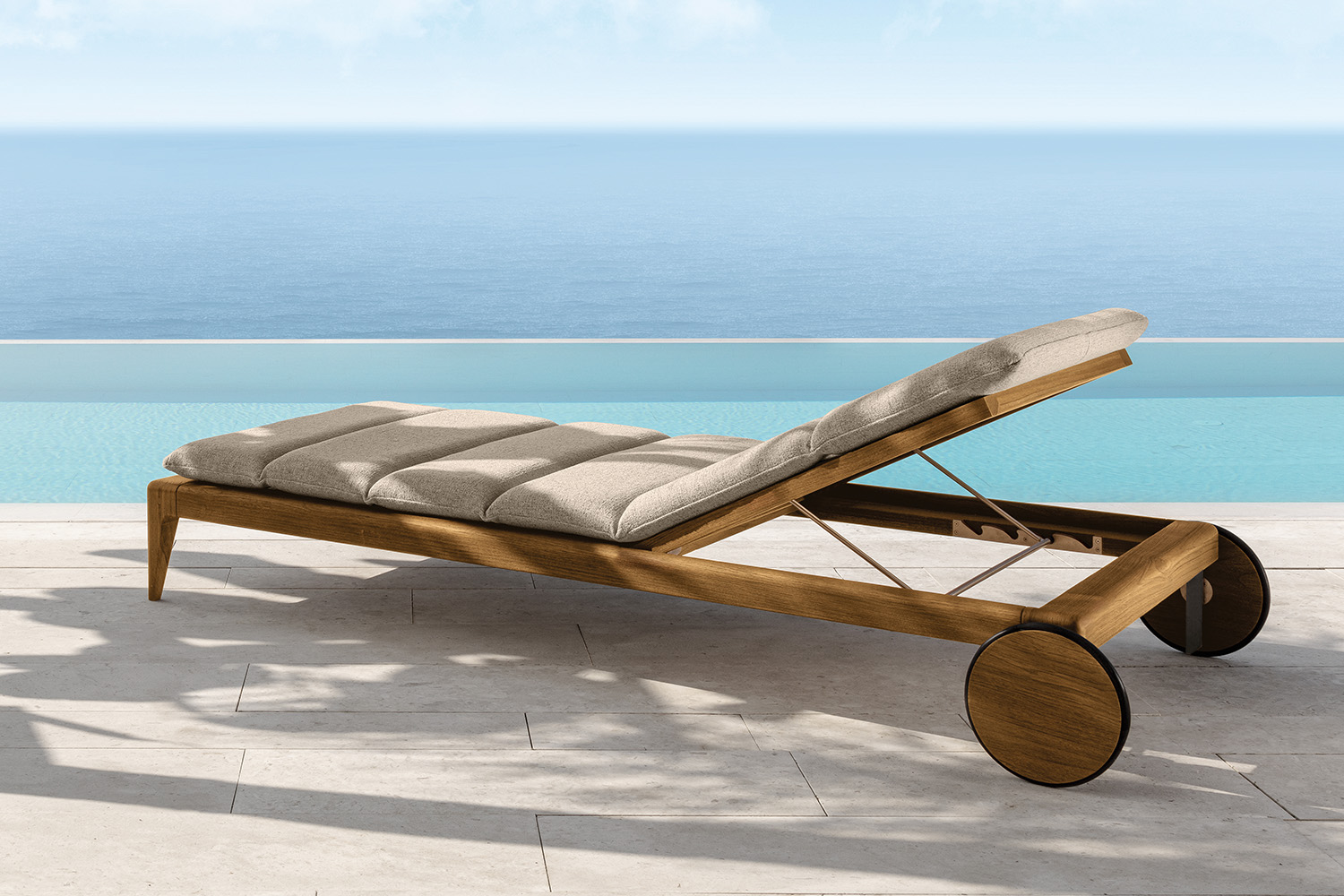 Cruise Teak Chaise Lounge