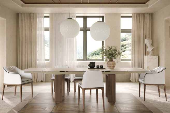 Brooklyn Extension Table by Tonin Casa | room service 360°