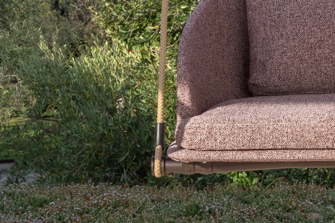 Cleo Wood Swing Armchair by Talenti | room service 360°