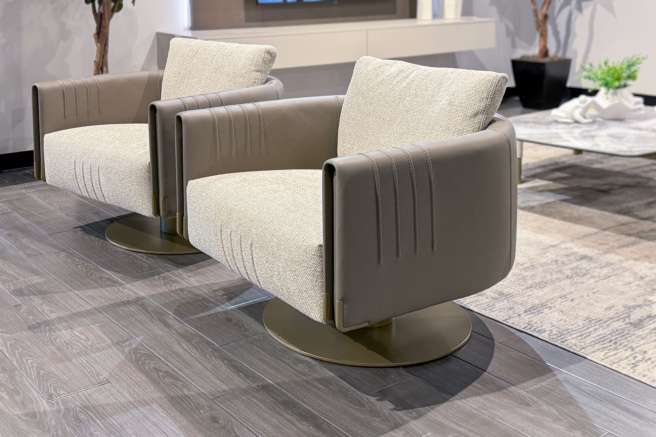 PHILADELPHIA チェア GMM Philly Swivel Armchair by Gamma Arredamenti | room service 360°