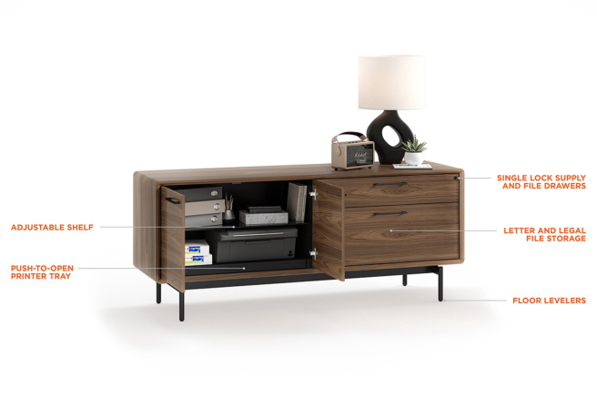 Linq 6829 Credenza by BDI | room service 360°