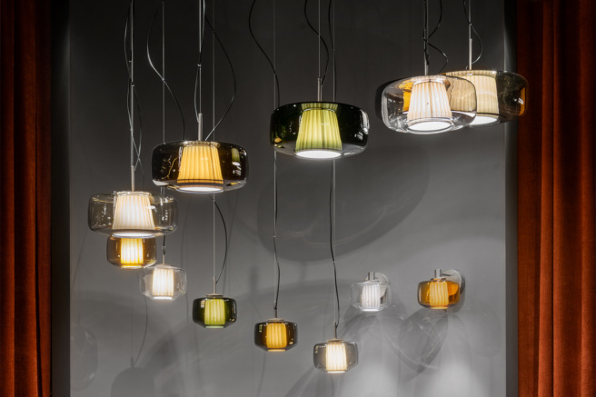 Plissé Pendant Light by Vistosi Lighting | room service 360°