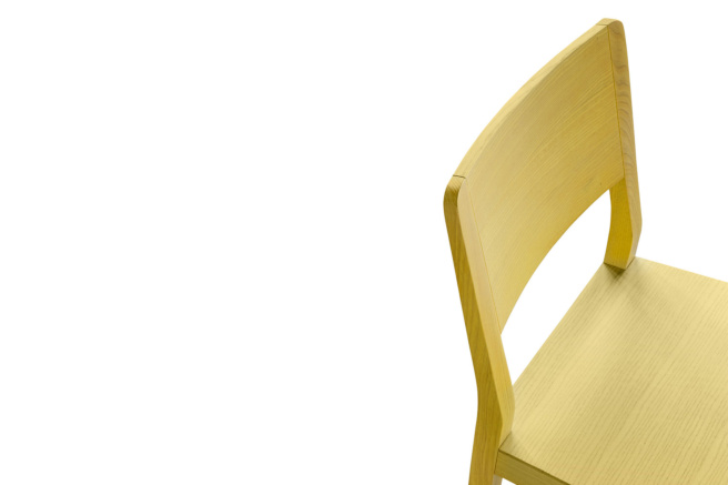 Seida Dining Chair with Padded Seat - Thumbnail 3