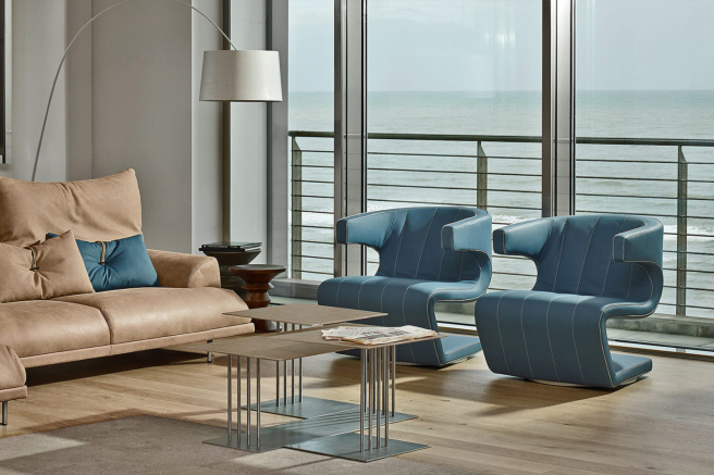 Gamma Arredamenti Stripes Coffee Table - Thumbnail 2