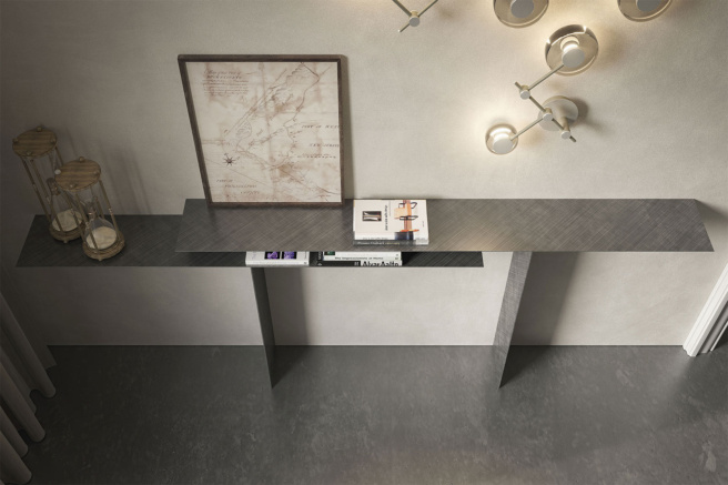 Tee Minimalistic Metal Console Table - Thumbnail 5