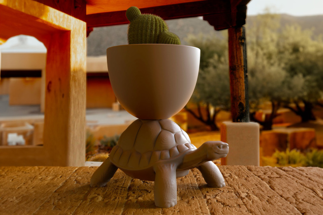 Turtle Carry Planter by Qeeboo | room service 360