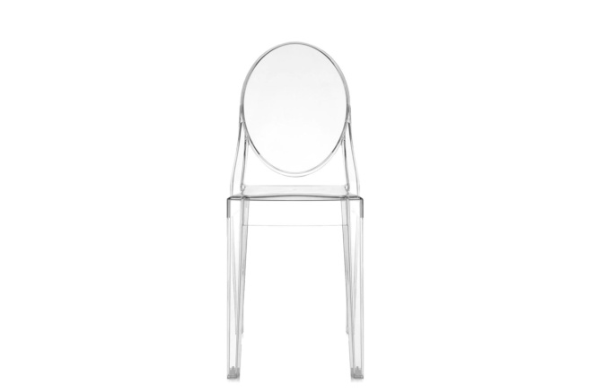 Victoria Ghost Fire Resistant Dining Chair (Set of 4) by Kartell