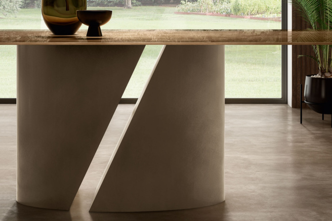 Lago Wadi Barrel Dining Table - Thumbnail 4