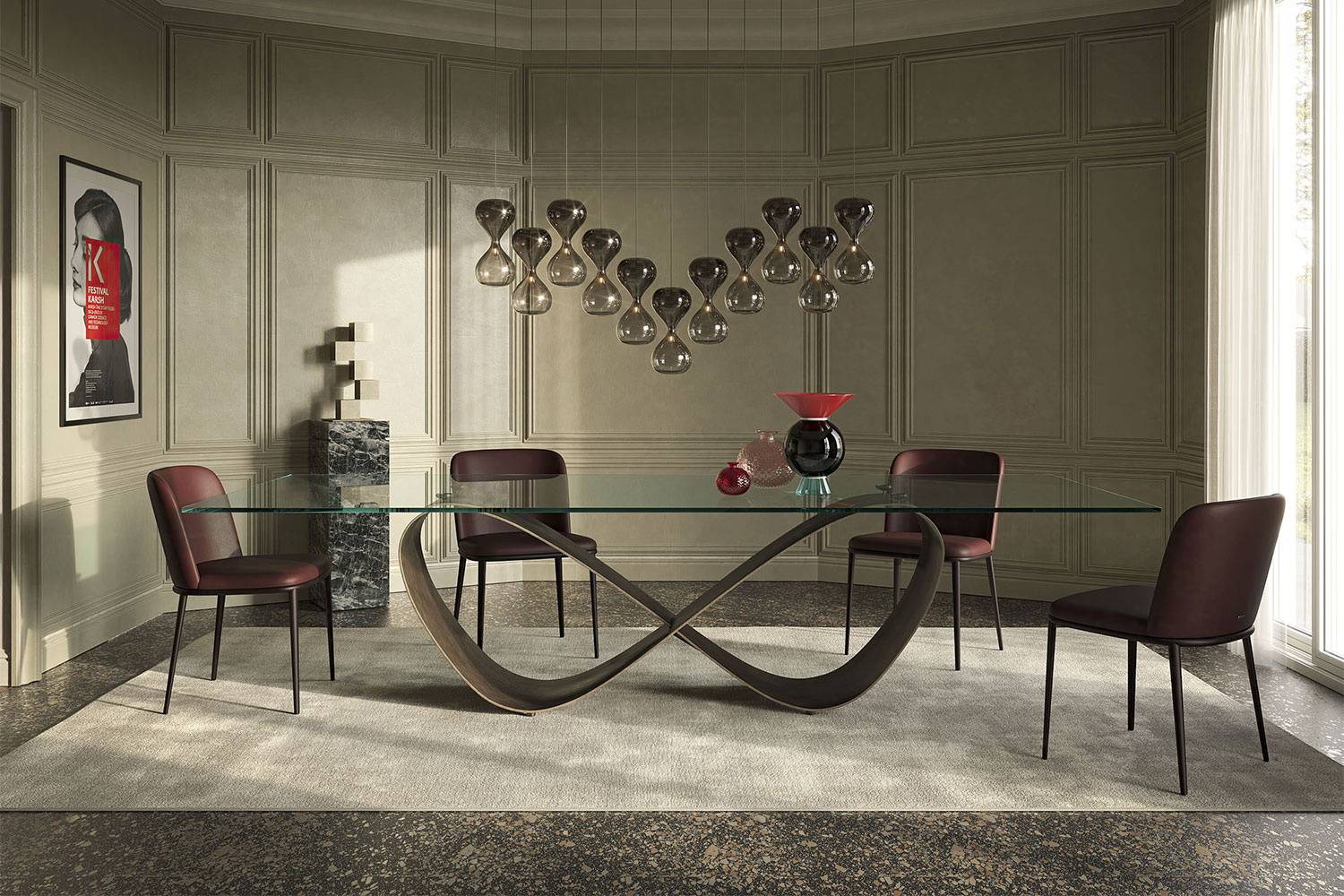 Butterfly Dining Table by Cattelan Italia | room service 360°