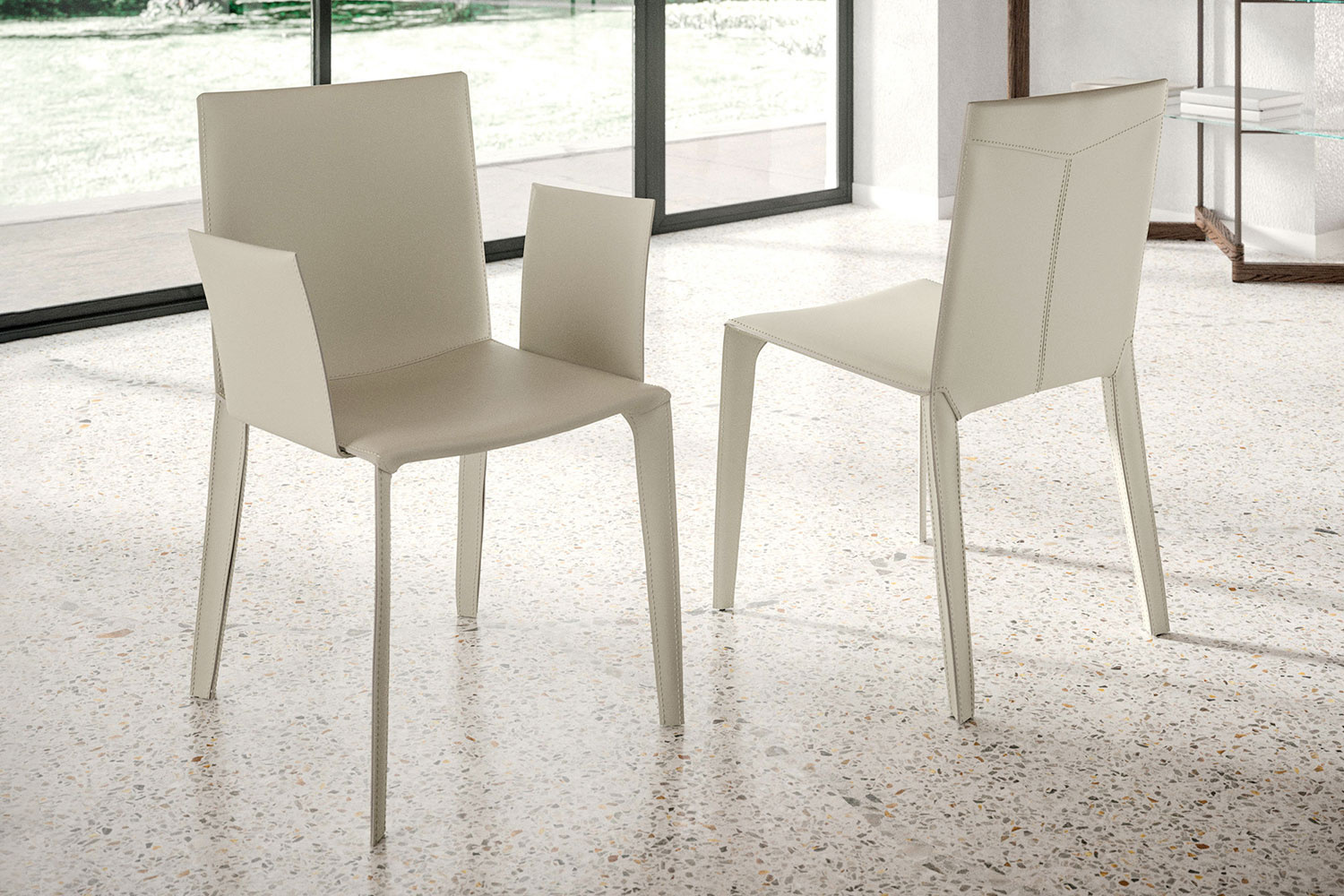 Frisbee Dining Chair by Ozzio Italia | room service 360°