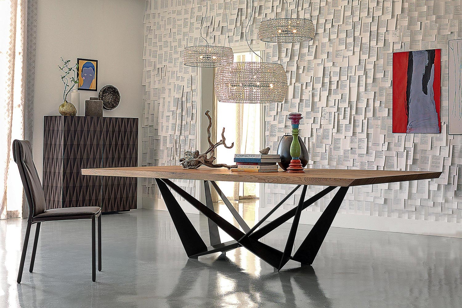 Skorpio Wood Dining Table by Cattelan Italia | room service 360°