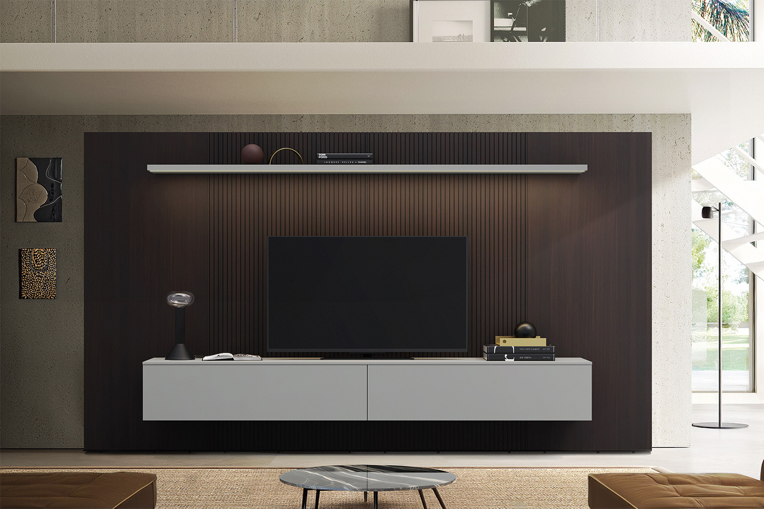 Spazio WU320 Wall Unit Quickship by Pianca | room service 360°