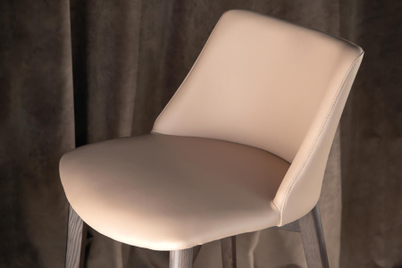 Agata Wood Bar Stool