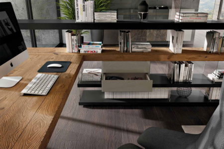 Air 1255 Bookshelf with Desk
