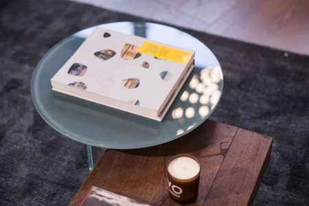 Air Glass End Table