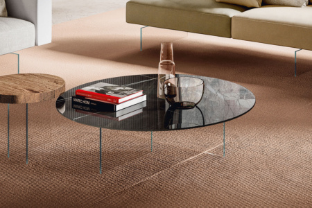 Air Round Xglass Coffee Table