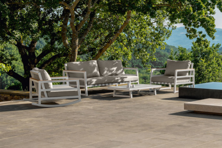 Alabama Alu Rocking Armchair