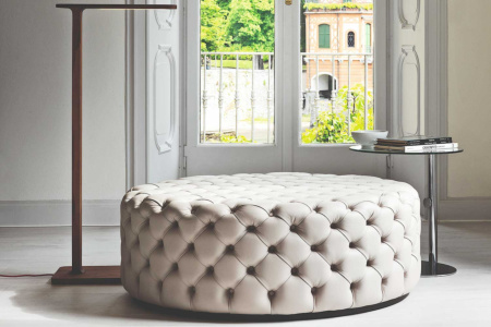 Alcide Round Pouf