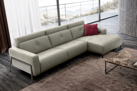Antares Living Sectional Sofa with-Recliner