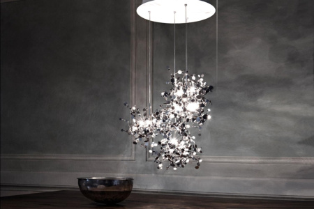 Argent 4pc Round Pendant Light