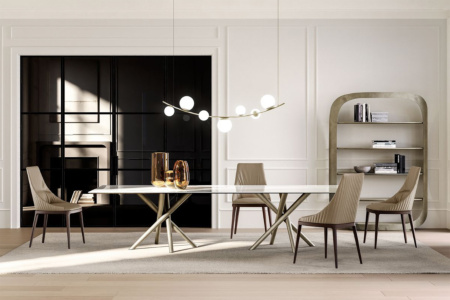 Baly Double Pedestal Dining Table