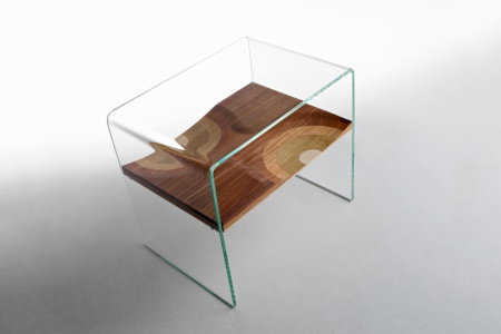 Bifronte Glass Nightstand
