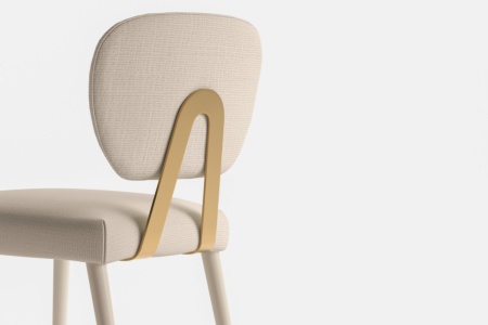 Blume-1 Oval Back Dining Chair