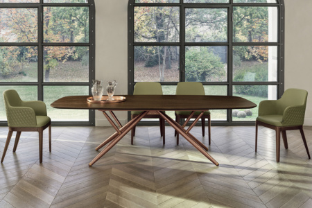 Bridge Wood Dining Table