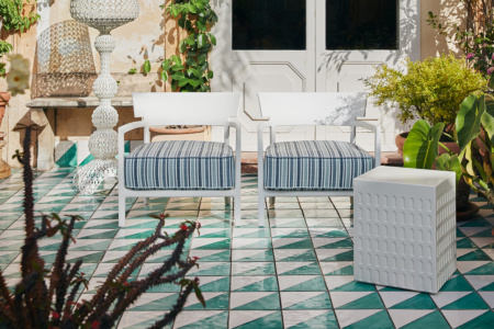 Cara Matte Outdoor Armchair