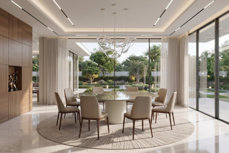 Cilindro Round Dining Table Display Model