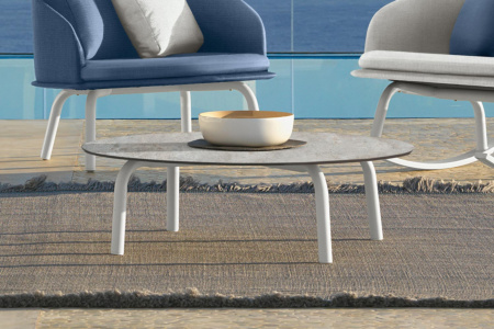 Cleo Alu Round Coffee Table