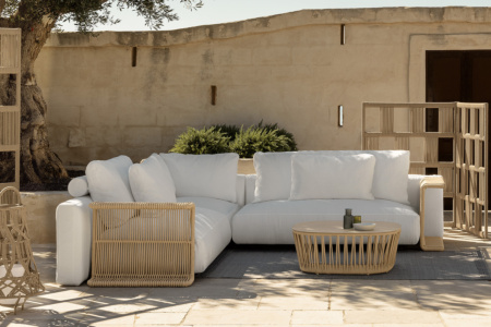 Cliff Deco Corner Sectional Sofa