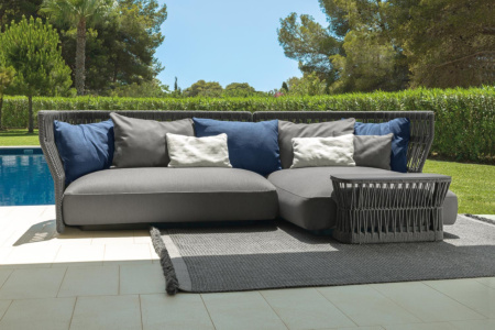 Cliff Rope Sectional Sofa with Chaise