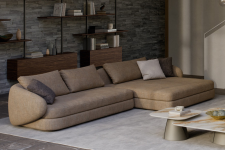 Craig Sectional Sofa with Square Chaise