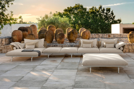 Cruise Alu Sectional Sofa