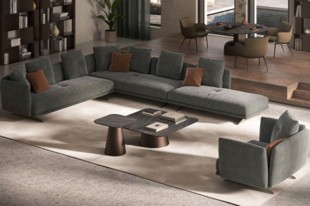 Douglas Sectional Sofa with Peninsula