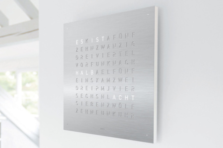 Earth 45 Steel Series Clock