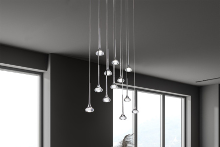 Fairy 12 Cluster Display Model Chandelier