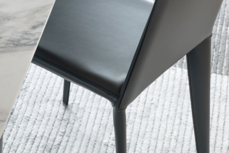 Filly Hard Leather Dining Chair