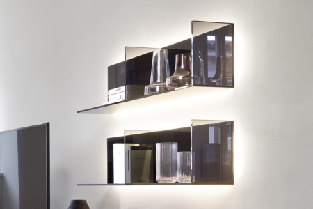 Glass Open Shelves for Domino Cabinets