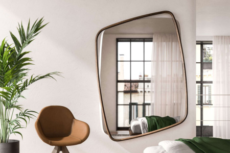 Golden Big Mirror