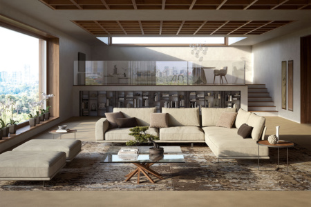 Harrison Sectional Sofa with Peninsula