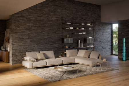Heston Sectional Sofa Comp. A 