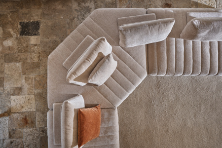 Kuba Armless Corner Sectional Sofa